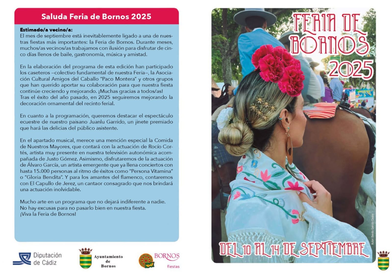 2025 Feria Bornos Programa exterior