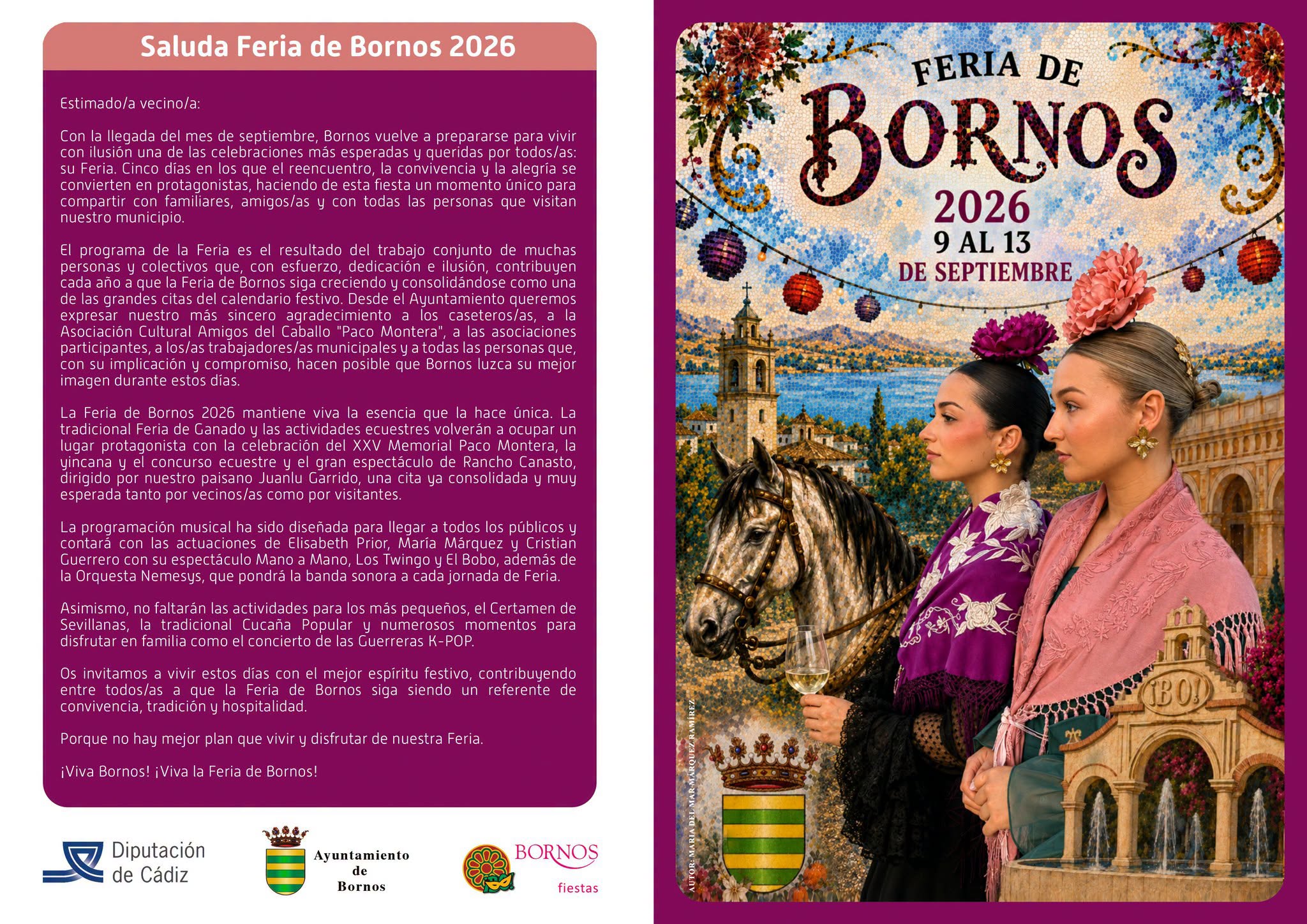 2026 Feria Bornos Programa