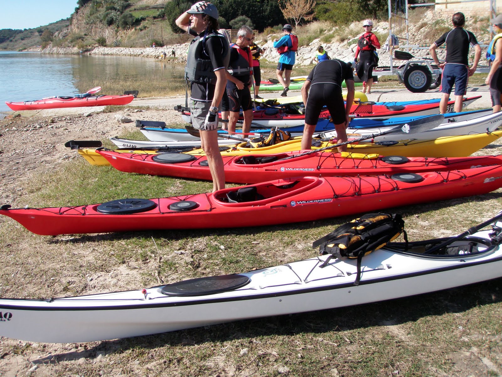 kayaks